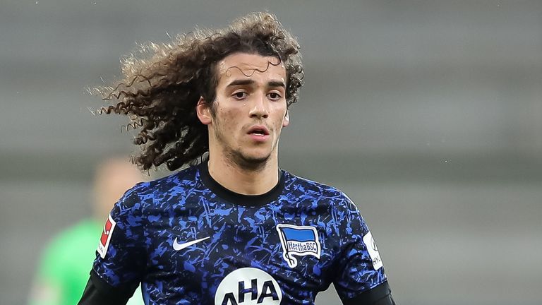 Matteo Guendouzi has made Bundesliga appearances for Hertha Berlin since moving on loan at the beginning of the season 