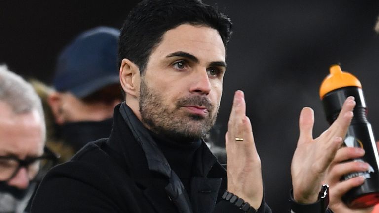Mikel Arteta was pleased to have the fans back at Arsenal games