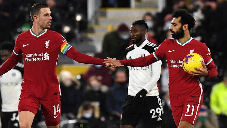 Mohamed Salah's penalty earned Liverpool a 1-1 draw