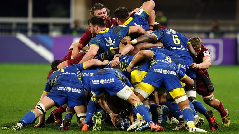 Munster's forwards created all sorts of problems for Clermont at the set-piece