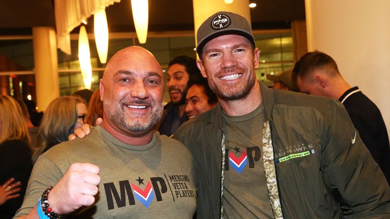 Boyer and Fox Sports NFL Insider Jay Glazer founded Merging Vets & Players in 2015 