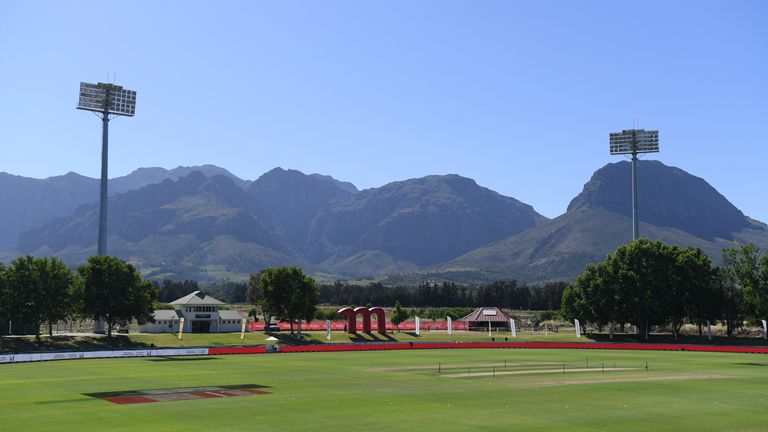 Paarl was supposed to host Sunday's ODI, but the match was abandoned when two hotel staff members tested positive for Covid-19.