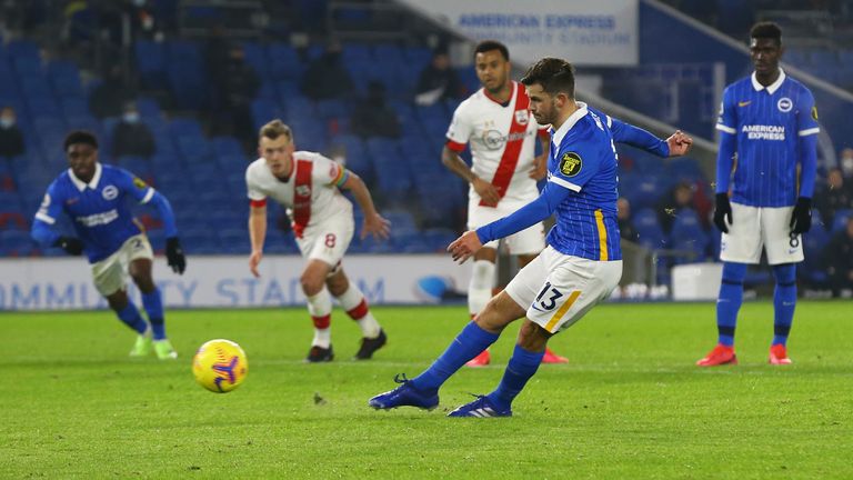 Pascal Gross, Brighton vs Southampton, Premier League