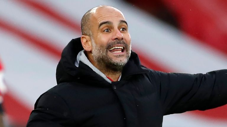 Pep Guardiola is looking for City to build on their 1-0 win over Southampton