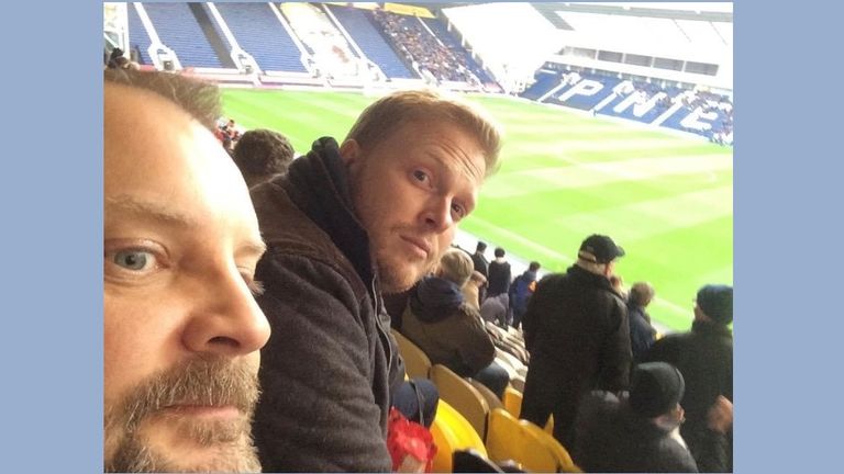 Peter Eatough and Darren Owen at Deepdale, Rainbow Laces