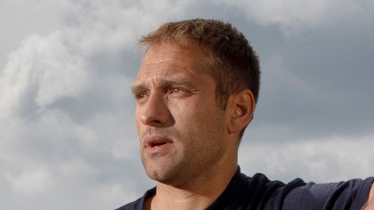 Stiliyan Petrov, the ex Bulgarian footballer who played for Celtic and Aston Villa and was forced to retire when diagnosed with acute leukaemia, poses for a picture at the edge of his land next to his house near the village of Lapworth on May 22nd 2019 in Warwickshire (Photo by Tom Jenkins) 