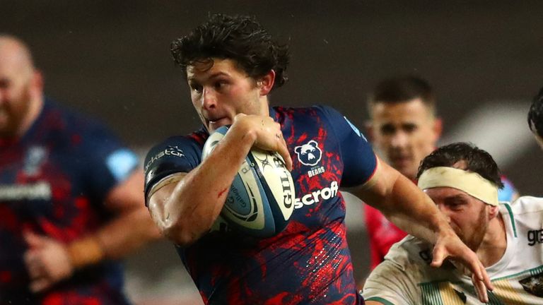 BRISTOL, ENGLAND - DECEMBER 04: Piers O’Conor of Bristol Bears during the Gallagher Premiership Rugby match between Bristol and Northampton Saints at Ashton Gate on December 04, 2020 in Bristol, England. (Photo by Michael Steele/Getty Images)