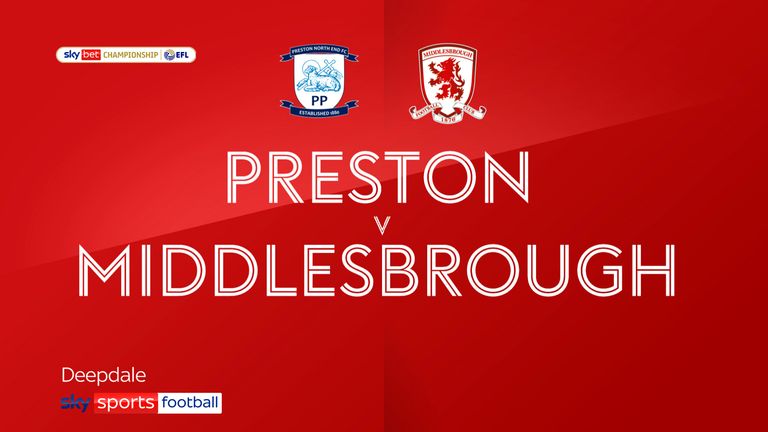 Preston v Middlesbrough