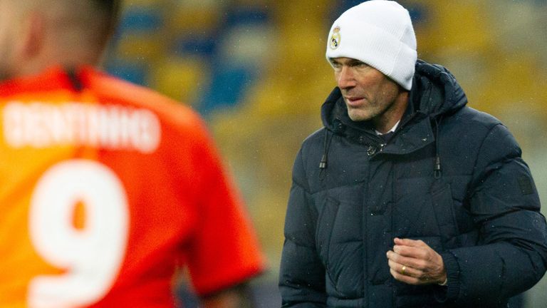 Zinedine Zidane's side have been beaten home and away by Shakhtar Donetsk