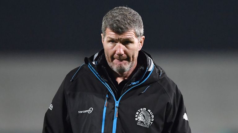 PA - Exeter Chiefs director of rugby Rob Baxter