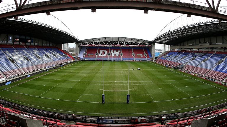 DW Stadium, home of Wigan Warriors