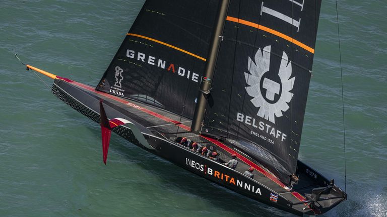 The British boat had a difficult first day of racing in Auckland (Image Copyright: COR 36 | Studio Borlenghi)
