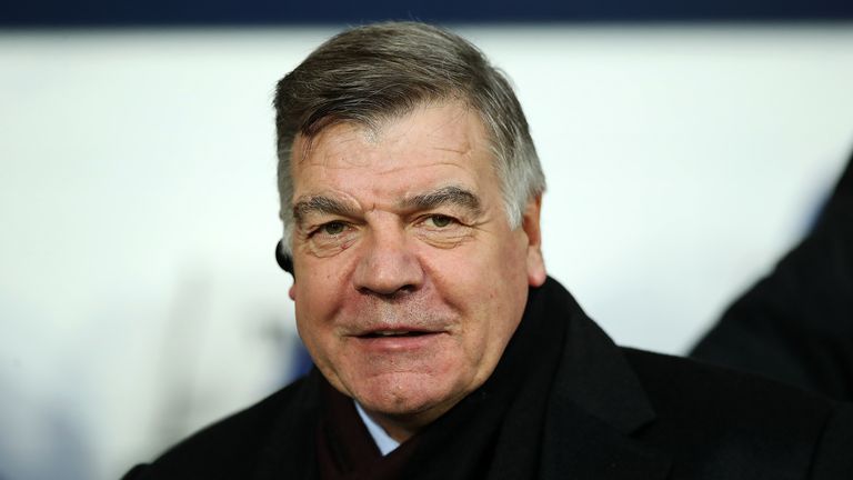 Everton manager Sam Allardyce during the Premier League match between West Bromwich Albion and Everton at The Hawthorns on December 26, 2017 in West Bromwich, England.