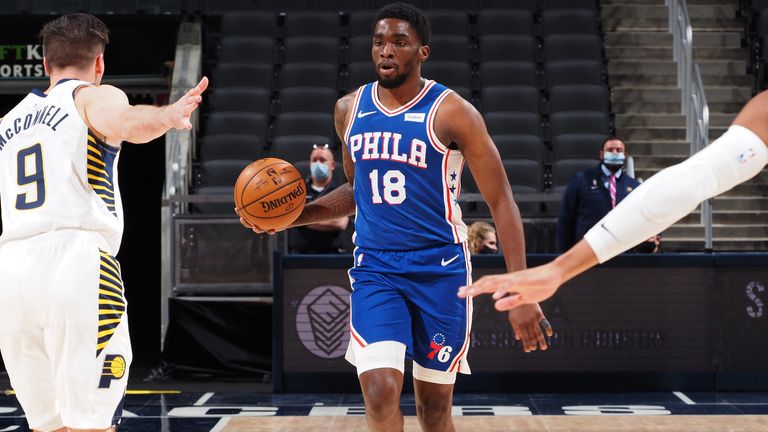 Shake Milton helped the 76ers past the Pacers