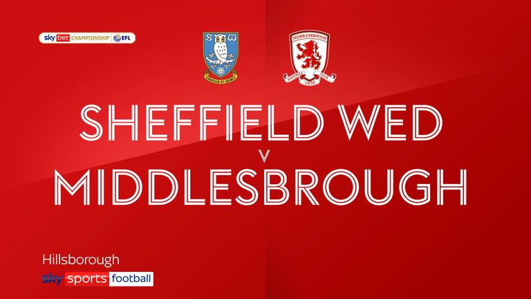 Sheffield Wednesday v Middlesbrough badge