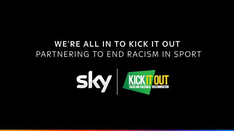 Sky and Kick It Out are partnering to end racism in sport