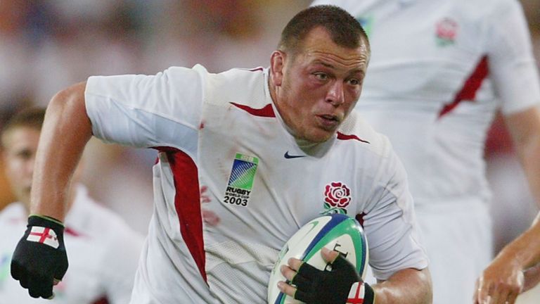 Steve Thompson featured in every game for England in the 2003 Rugby World Cup