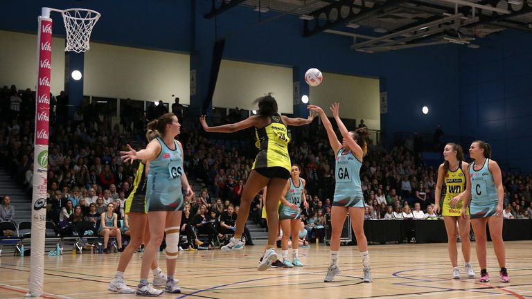 Surrey Storm's match against Manchester Thunder was the last game played before the season was postponed and then cancelled