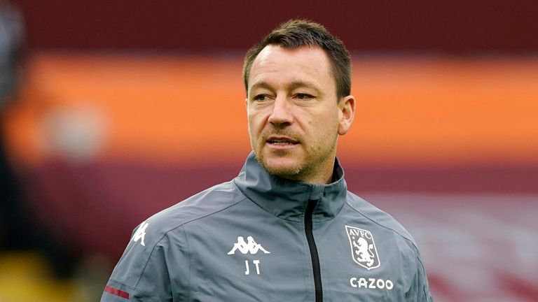 John Terry is considering following former team-mate Frank Lampard by starting his managerial career at Derby