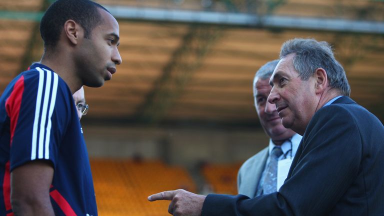 Thierry Henry won the World Cup with France in 1998, a tournament which Gerard Houllier served as an assistant coach