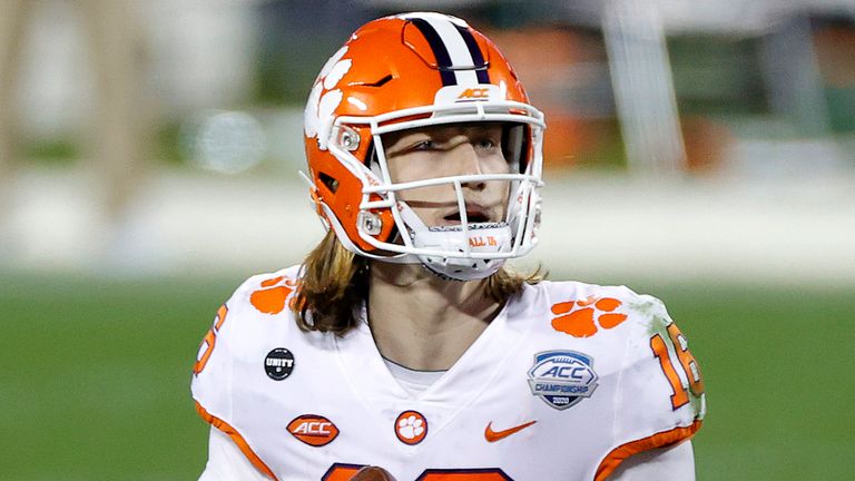 Trevor Lawrence is widely-expected to be the No 1 pick at April's NFL Draft