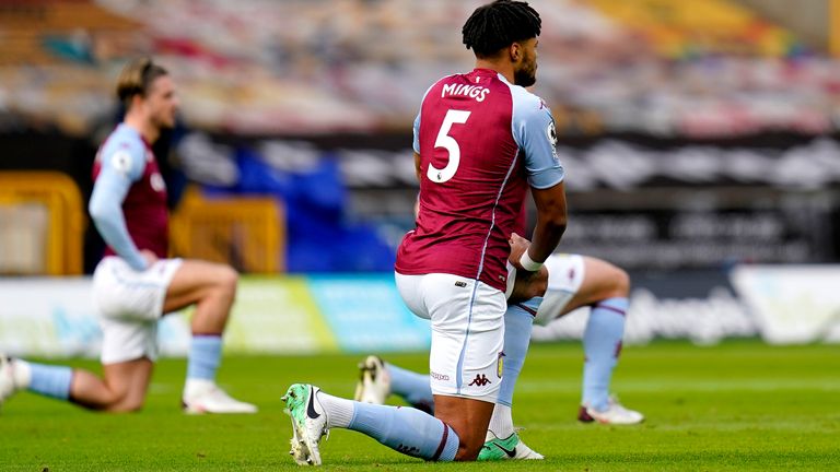 Aston Villa defender Tyrone Mings