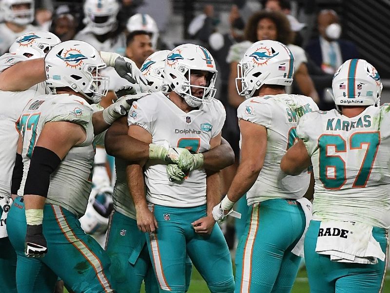 Dolphins stun Raiders 26-25 with final second field goal