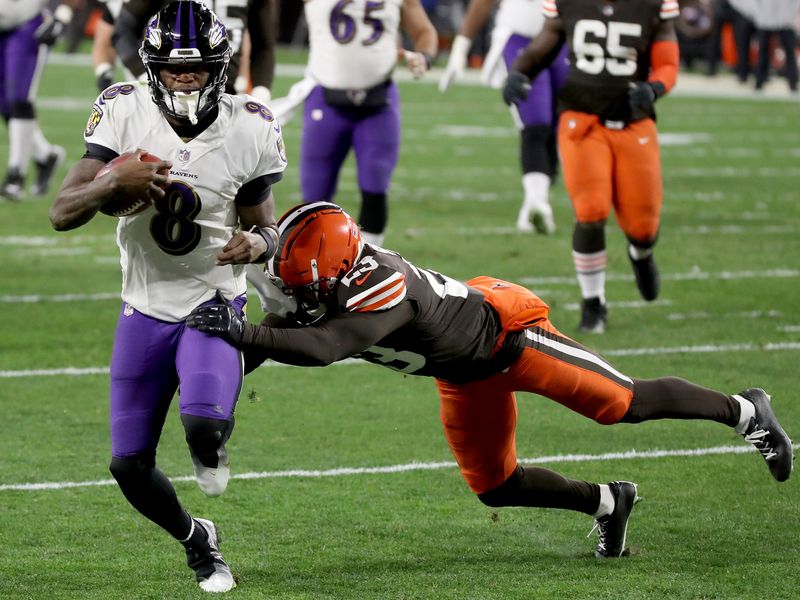 Browns fall to the Baltimore Ravens in Cleveland 47-42 on Monday Night  Football