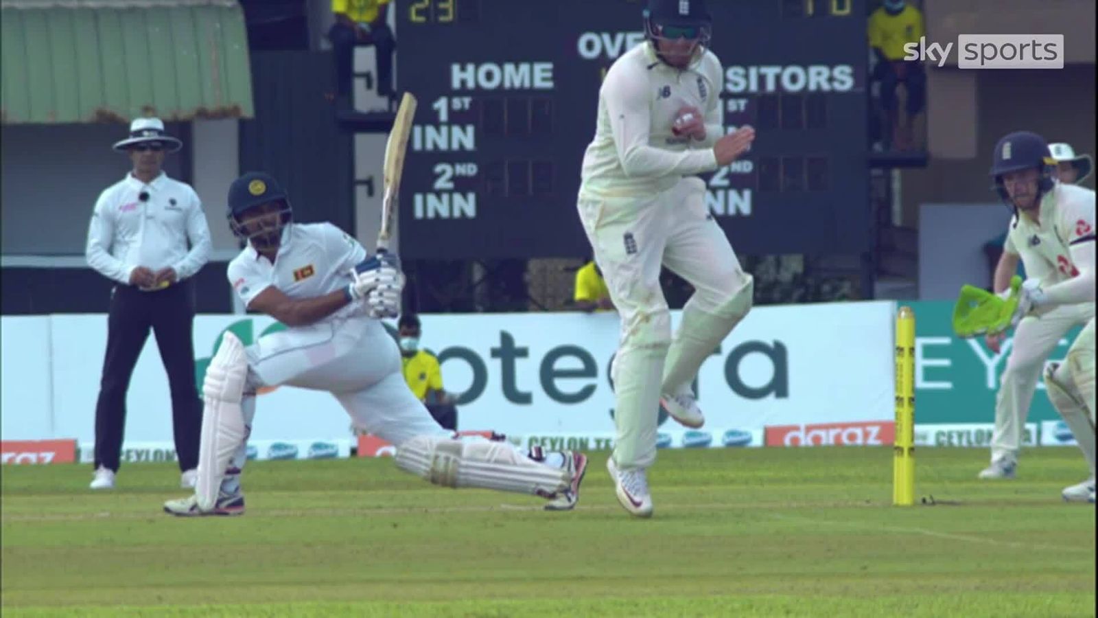 Deflection Sports 'He can't believe it' Bizarre catch off deflection! | Cricket News ...