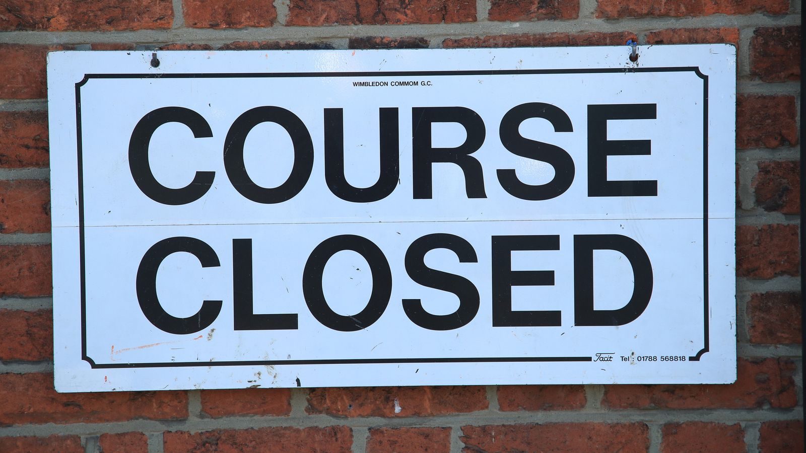 Close course