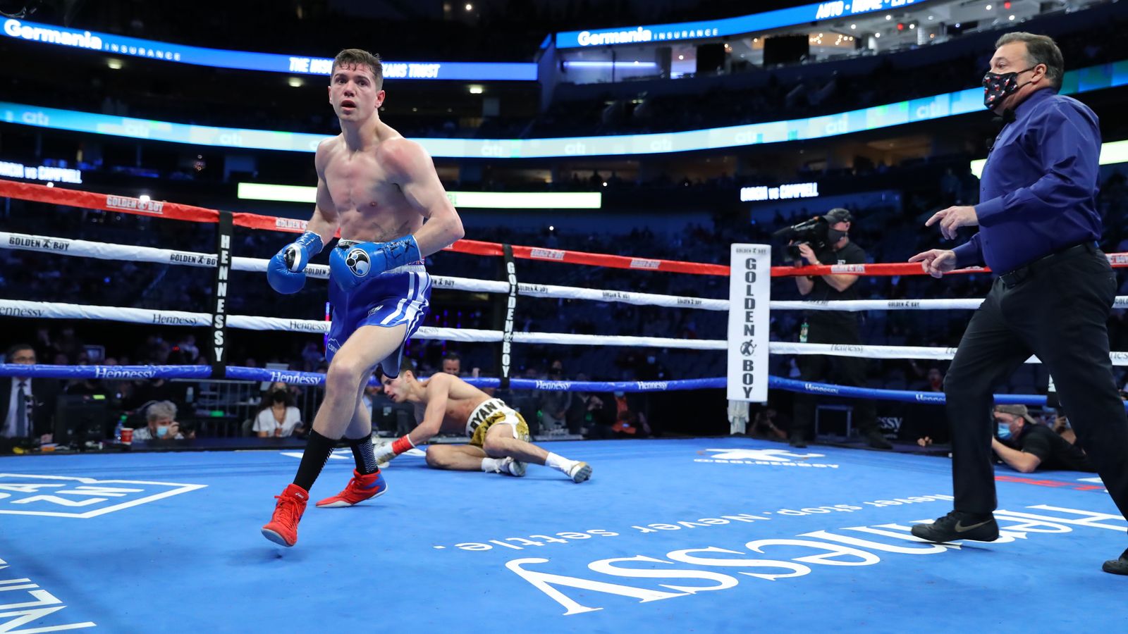 Ryan Garcia stops Luke Campbell with seventh-round body shot in Texas ...