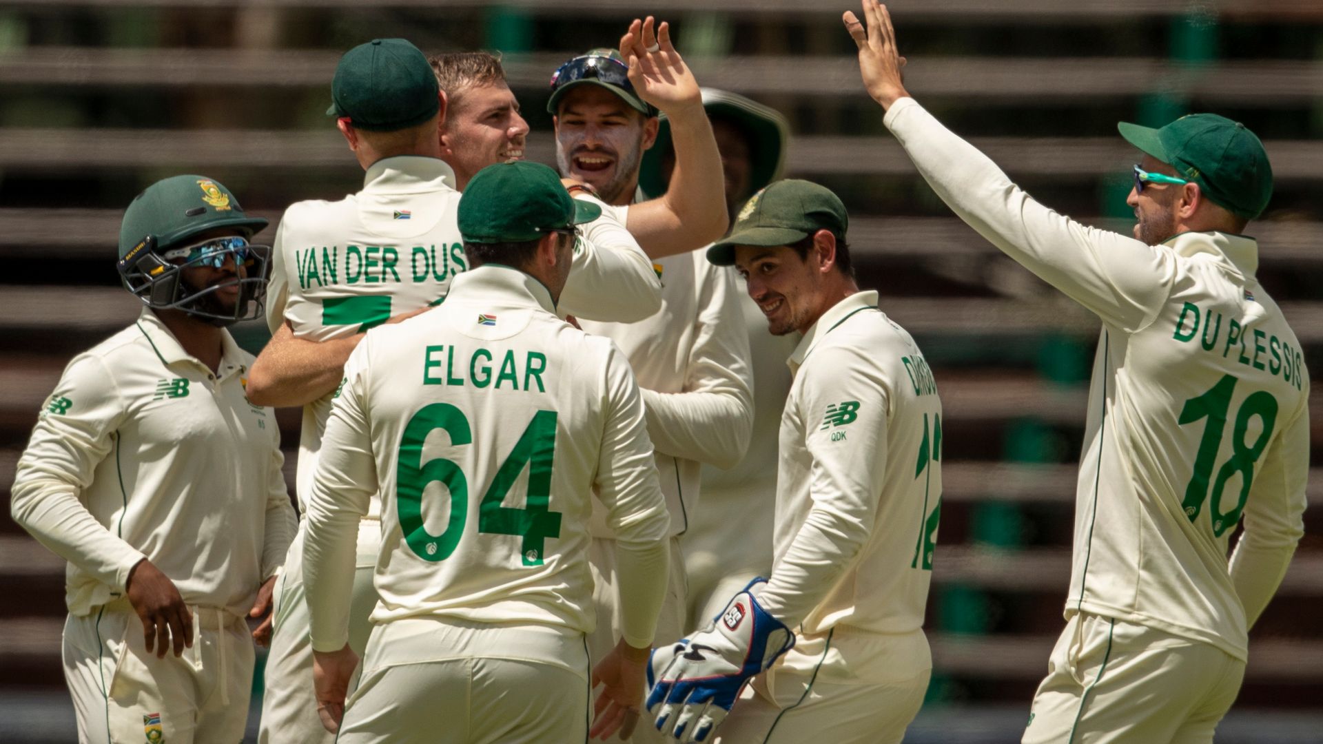 Nortje, Elgar hurt injury-hit Sri Lanka as SA dominate
