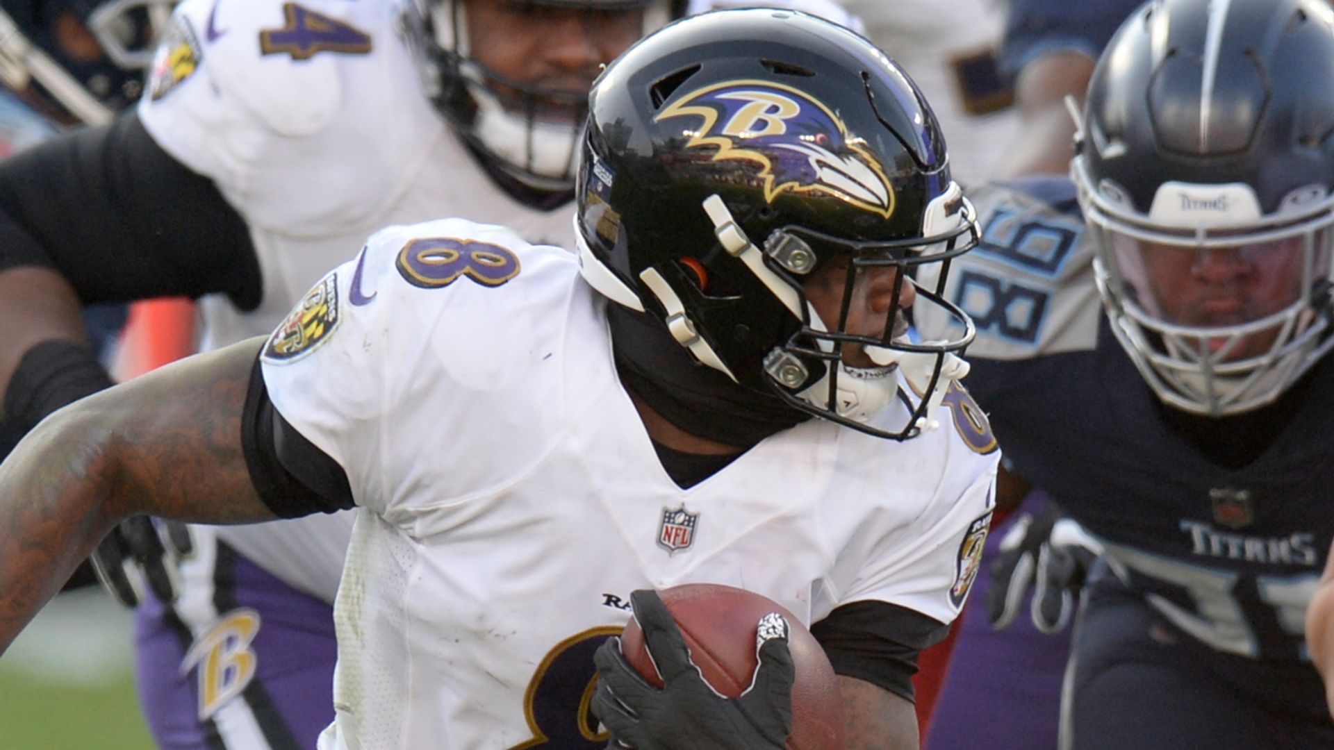'Lamar took care of business against Titans'