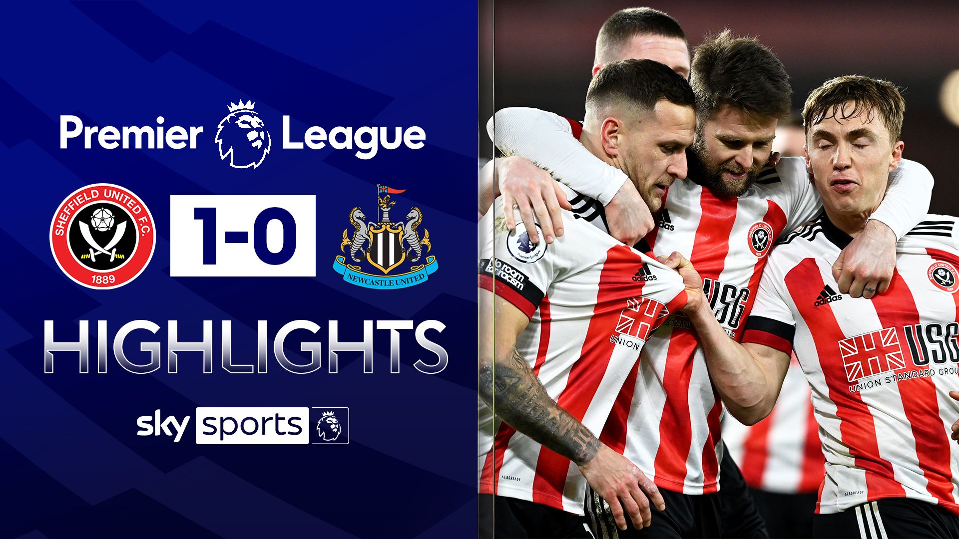 Sheff Utd gain first PL win over 10-man Toon