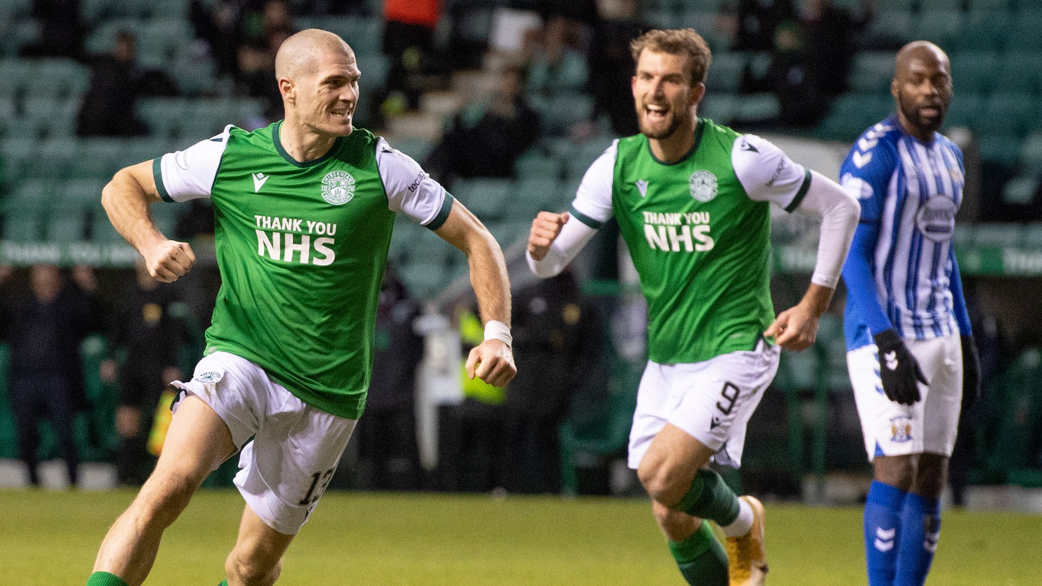 Hibernian 2 0 Kilmarnock Hibs Climb To Third With Hard Fought Win Football News Sky Sports
