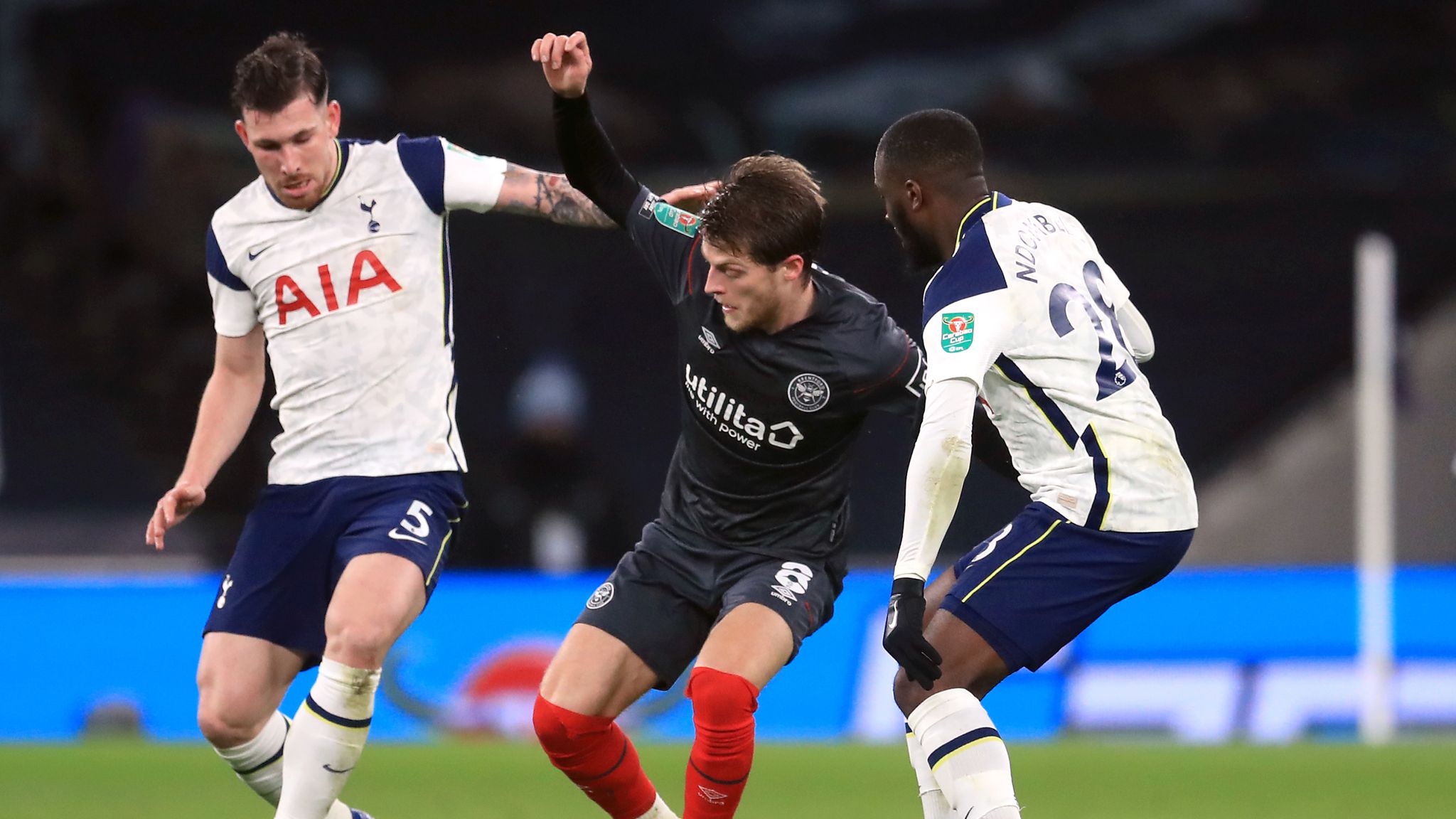 Tottenham 2 - 0 Brentford - Match Report & Highlights