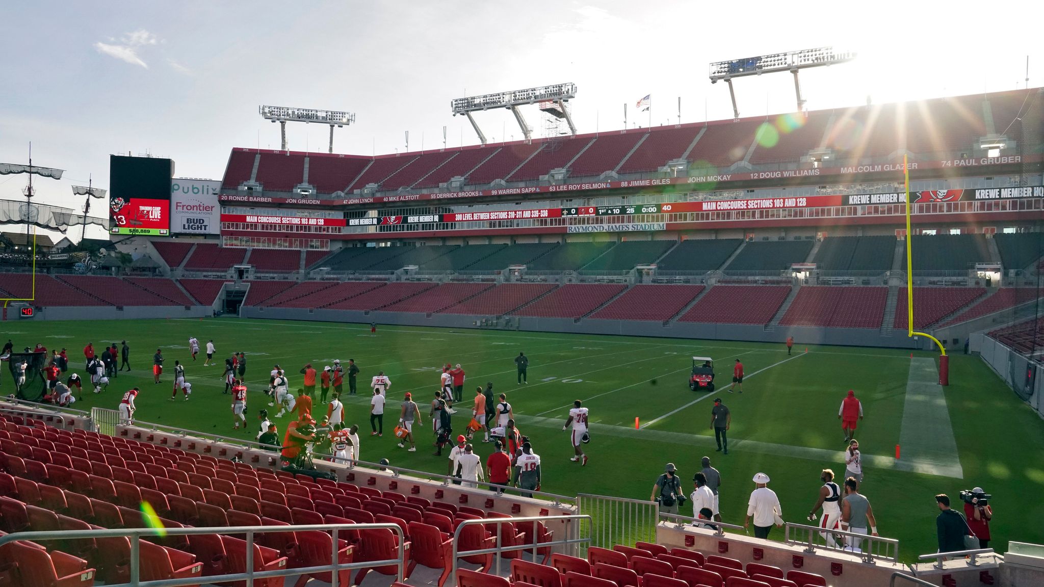 NFL giving 7,500 free Super Bowl LV tickets in Tampa Bay to health workers NFL News Sky Sports