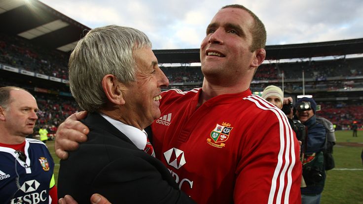 Rugby Union - Tour Match - Third Test - South Africa v British and Irish Lions - Coca Cola Park
British and Irish Lions' head coach Ian McGeechan (left) celebrates with Phil Vickery after the final whistle