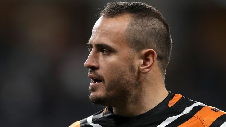 SYDNEY, AUSTRALIA - JULY 04: Josh Reynolds of the Tigers looks on during the round eight NRL match between the Wests Tigers and the Penrith Panthers at Bankwest Stadium on July 04, 2020 in Sydney, Australia. (Photo by Mark Kolbe/Getty Images)