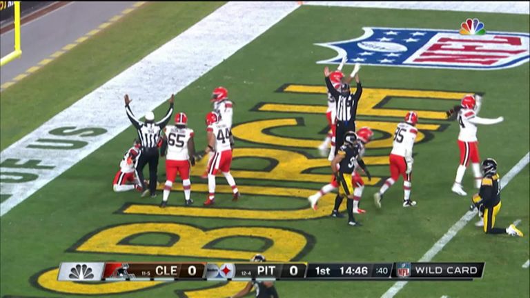 Browns vs. Steelers Super Wild Card Weekend Highlights