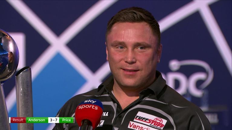 Hear the thoughts of the new world No 1 and the new world champion Gerwyn Price. 