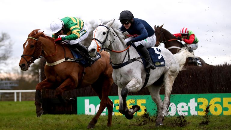 Canelo (left) - fancied to win Sky Bet Chase