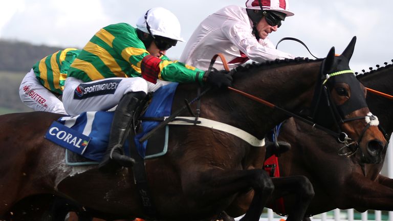 Dame De Compagnie ridden by jockey Barry Geraghty 