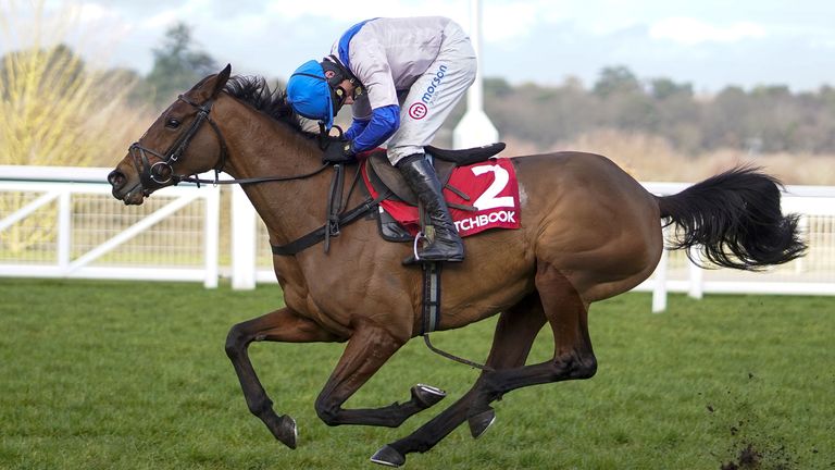 Harry Skelton riding Roksana to victory at Ascot