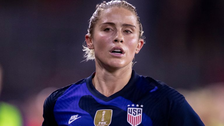 Abby Dahlkemper made her first senior appearance for the USA in 2016
