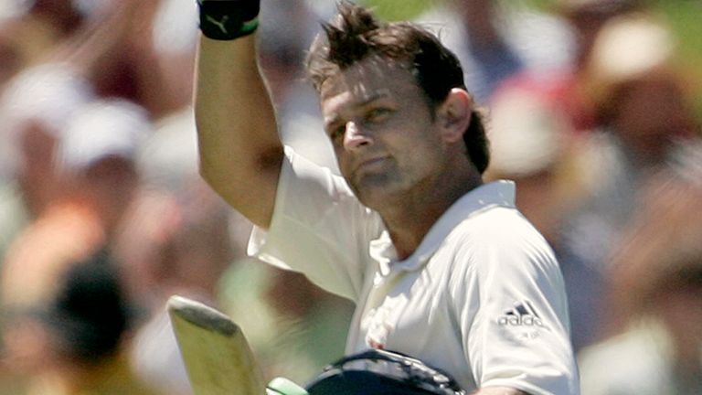 Adam Gilchrist 's regular innings helped lead Australia in 2002 to a series-level win