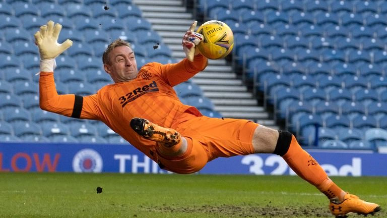 Allan McGregor was in inspired form for Rangers to preserve a clean sheet