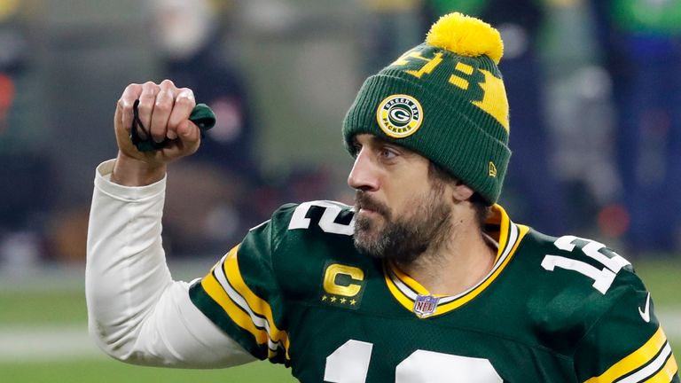 Aaron Rodgers Green Bay Packers Quarterback Named Nfl S Mvp For Third Time In Career Nfl News Sky Sports