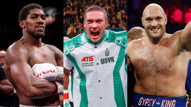 Joshua, Usyk and Fury