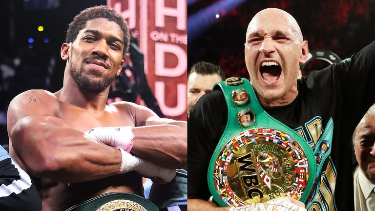 Anthony Joshua y Tyson Fury